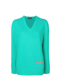 Бирюзовый свободный свитер от Calvin Klein 205W39nyc