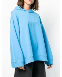 Женский бирюзовый худи от MM6 MAISON MARGIELA