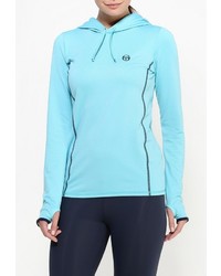 Женский бирюзовый худи от Sergio Tacchini