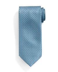 Бирюзовый шелковый галстук