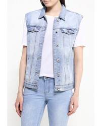 Женская голубая безрукавка от Incity