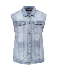 Женская голубая безрукавка от Incity