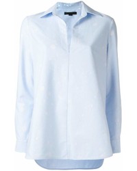 Голубая блуза на пуговицах от Alexander Wang