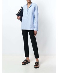 Голубая блуза на пуговицах от Aspesi