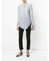 Голубая блуза на пуговицах от Kitx