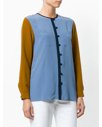 Голубая блуза на пуговицах от Etro
