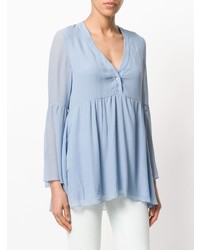 Голубая блузка с длинным рукавом от Hemisphere