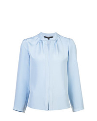 Голубая блузка с длинным рукавом от Derek Lam