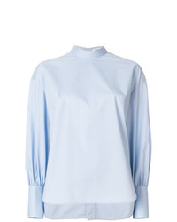 Голубая блузка с длинным рукавом от Enfold