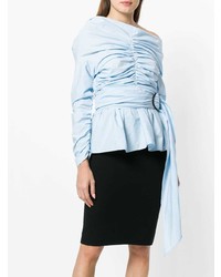 Голубая блузка с длинным рукавом от Isa Arfen