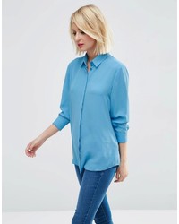 Голубая блузка от Asos