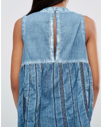 Голубая блузка от Pepe Jeans