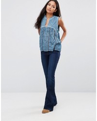 Голубая блузка от Pepe Jeans