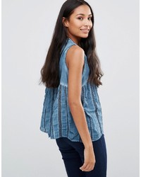 Голубая блузка от Pepe Jeans