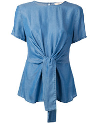 Голубая блузка от MICHAEL Michael Kors