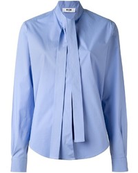 Голубая блузка от MSGM