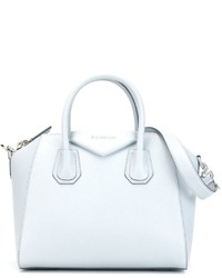 Голубая большая сумка от Givenchy