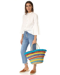 Голубая большая сумка от Mystique