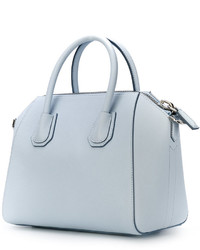 Голубая большая сумка от Givenchy