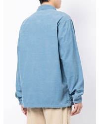 Мужская голубая вельветовая куртка-рубашка от Carhartt WIP