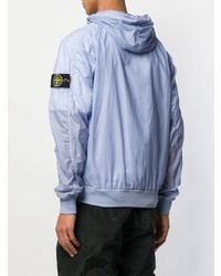 Мужская голубая ветровка от Stone Island