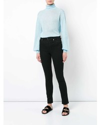 Женская голубая водолазка от Khaite