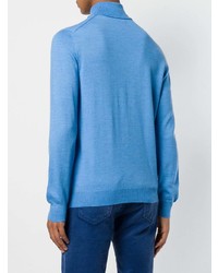 Мужская голубая водолазка от Fay