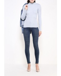 Женская голубая водолазка от Topshop