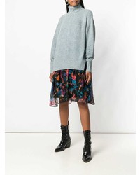 Женская голубая вязаная водолазка от Isabel Marant