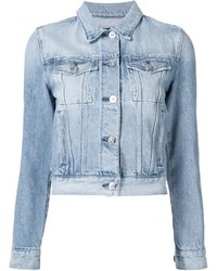 Женская голубая джинсовая куртка от 3x1