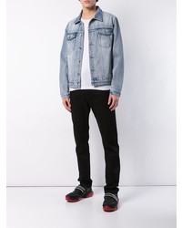 Мужская голубая джинсовая куртка от Geo