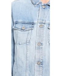 Женская голубая джинсовая куртка от AG Jeans