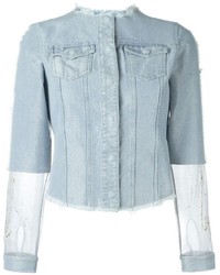 Женская голубая джинсовая куртка от Aviu