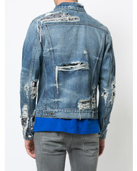 Мужская голубая джинсовая куртка от Amiri