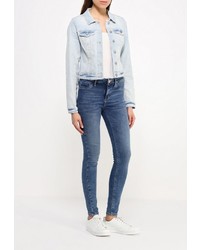 Женская голубая джинсовая куртка от Baon