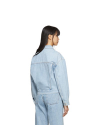 Женская голубая джинсовая куртка от Agolde