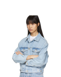 Женская голубая джинсовая куртка от Agolde