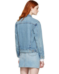 Женская голубая джинсовая куртка от Levi's
