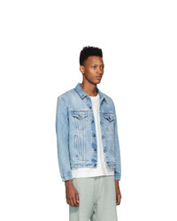 Мужская голубая джинсовая куртка от Alanui