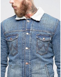 Мужская голубая джинсовая куртка от Wrangler