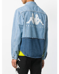 Мужская голубая джинсовая куртка от Paura