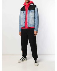 Мужская голубая джинсовая куртка от Off-White