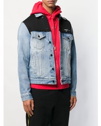 Мужская голубая джинсовая куртка от Off-White