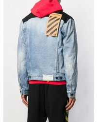 Мужская голубая джинсовая куртка от Off-White