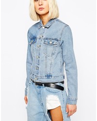 Женская голубая джинсовая куртка от Cheap Monday