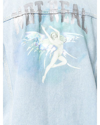 Мужская голубая джинсовая куртка от Off-White