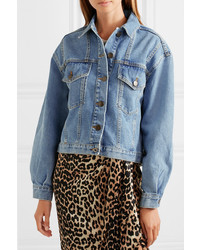 Женская голубая джинсовая куртка от Maje