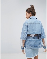 Женская голубая джинсовая куртка от Asos