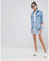 Женская голубая джинсовая куртка от Asos