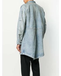 Мужская голубая джинсовая куртка от 424